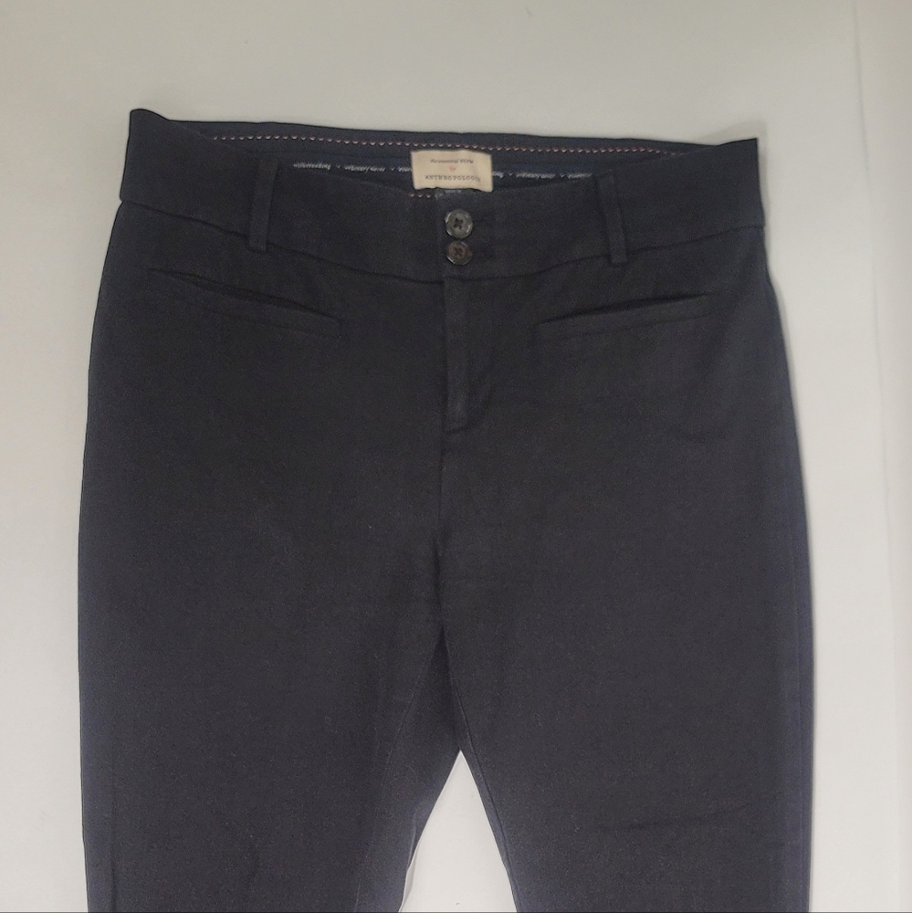 Anthropologie The Essential Slim Black Pant size 8